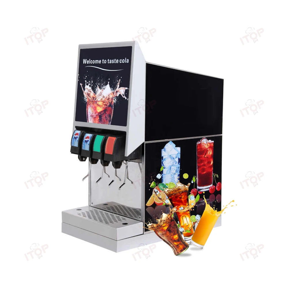 Factory Supply Commercial Cola Machine / Soft Drink Soda Cola Fountains Dispenser / Soda Vending Dispenser