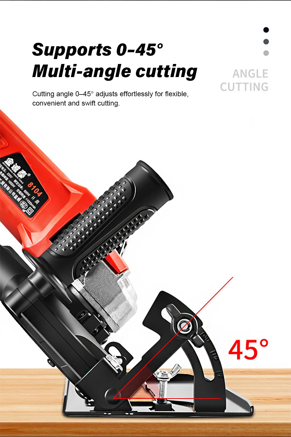Angle Grinder Stand Base 100-125mm Multi-Function Grinder Cutting Bracket with S