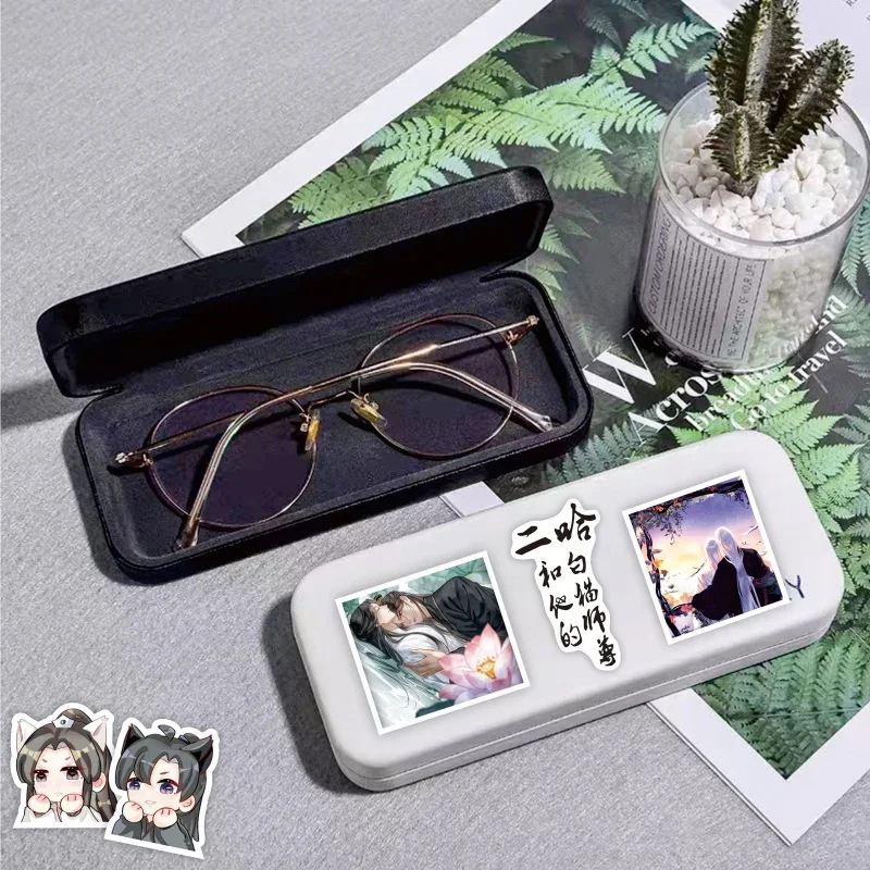 Erha and His White Cat Shizun sticker Anime waterproof sticker 60 Piece Cut Student stationery Children school Lovely supplies