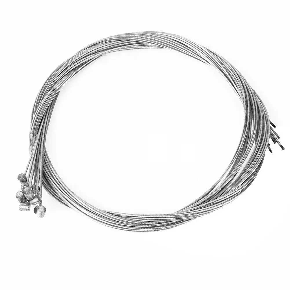 10pcs MTB Bicycle Bike Cycling Stainless Steel Brake Inner Wire Cable 1.8M 