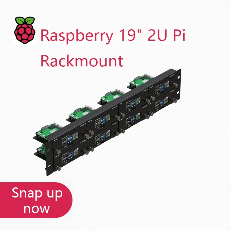 UCTRONICS-19-2U-Raspberry-Pi-Rackmount-Metal-Double-Tier-Rack-Mount-Kit ...