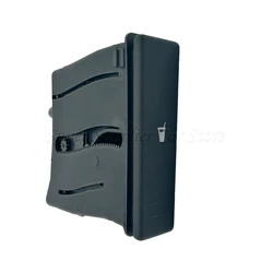 Sleek Black Front Cup Holder with Dark Gray Accents (Black)