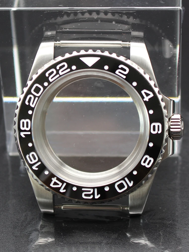 Premium 40mm Waterproof Watch Case with Ceramic Bezel Insert