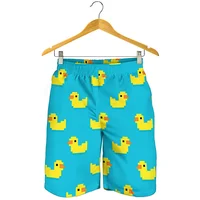 Cute Rubber Duck 3d Print Beach Shorts Men Kids Summer Swim Trunks Sports Street Cool Short Pants Quick Dry Surf Board Shorts 2
