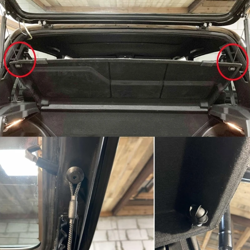 자동차 소포 선반 문자열 코드 커버 후면 선반 트렁크 HangsRope 버클 슬링 지주 스트랩 MK6 MK5 R20 8P 1K6863447A