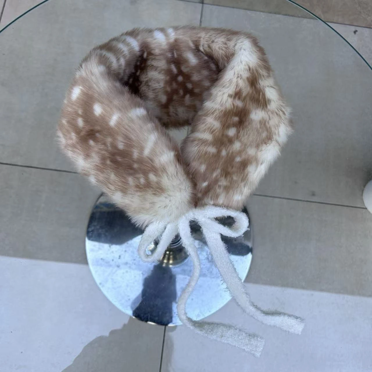 New System Kawaii Deer Plush Imitation Fur Scarf Ear Muffs