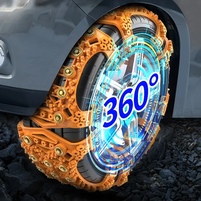Car Tire Wheel Chain Anti slip Plastic Chain For Truck SUV Winter Off Road Accessories 4x4 Sedans Vehicle Snow Chains Universal