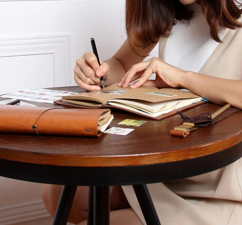 Deluxe Refillable PU Leather Travel Diary