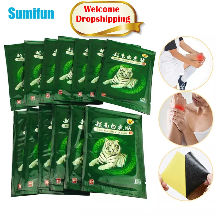 sumifun-8-48-104pcs-vietnam-white-tiger-pain-relief-medical-plaster-muscle-joint-ache-patch-lumbar-rheumatoid-arthritis-sticker