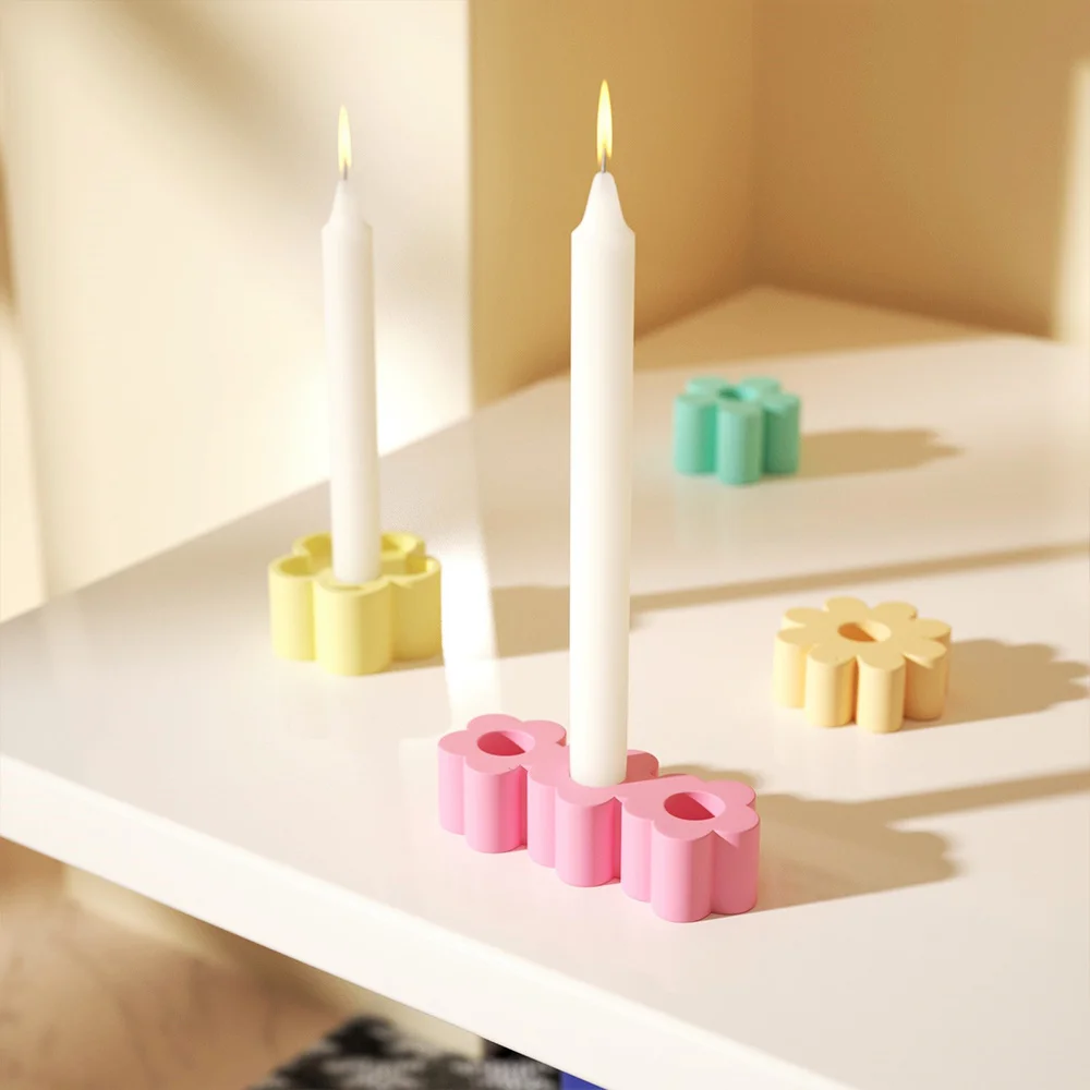 Candlestick Candle Holder Silicone Mold Candle Holder Silicone Molds