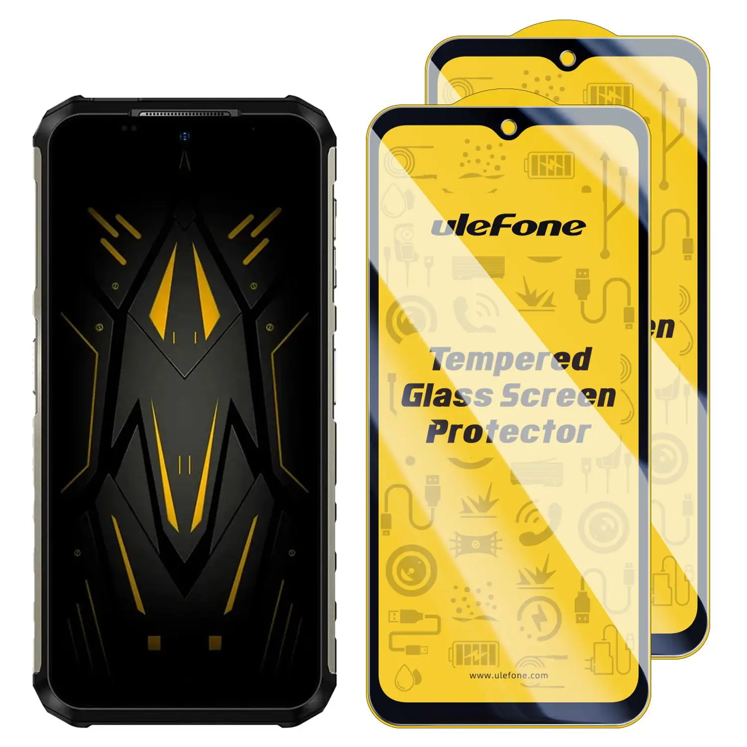 Premium 2-Pack HD Anti-Fingerprint Tempered Glass Screen Protector