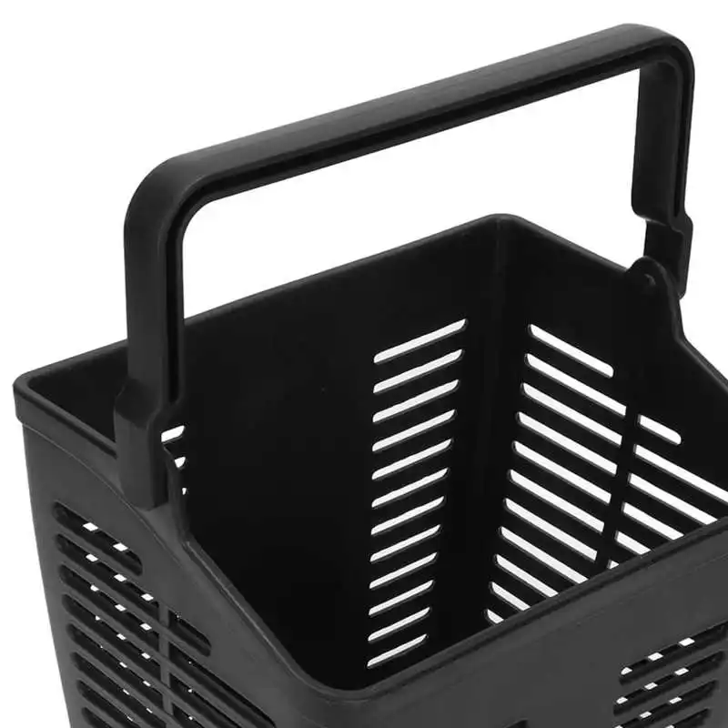 ABS Plastic Scooter Basket Mobility Scooter Front Basket Black For Electric Mobility Scooters Accessories for Shopping Traveling 5