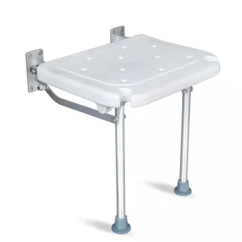 Bathroom Stool Folding Wall Mounted Elderly Anti-skid Shower Stool Bathroom Household Pregnant Woman Shower Chair ZE389