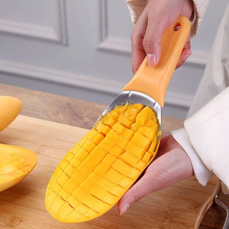 Mango special knife fruit shape digging spoon to open watermelon cutting tool avocado dicing grain artifact split mold