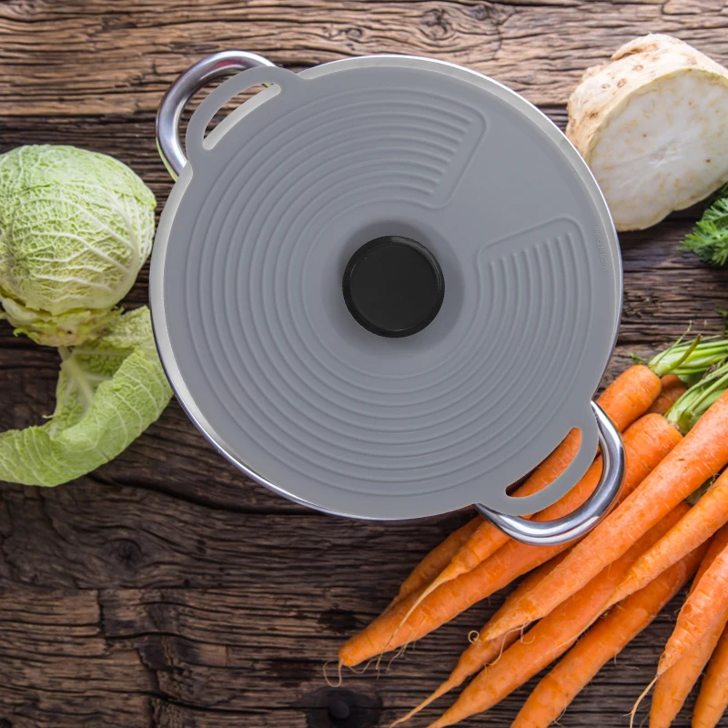 Siliconepotlidfoodgraderefrigeratorsealedpreservationlidbowl