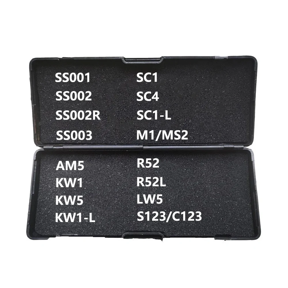 

Слесарные инструменты Lishi 2 в 1 SS001 SS002 SS003 R52 KW1 KW5 M1 MS2 SC1 SC4 AM5 S123 LW5