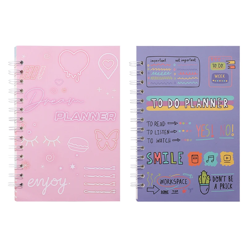 

A5 Simple Planner Notebook Diary Weekly Planner Goal Habit Schedules Journal Notebooks For School Stationery Office
