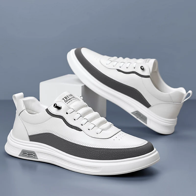 New Fashion Mens Plate Shoes Versatile Leisure Walk Sneakers All-match Male Casual Shoes Skateboarding Footwear Tenis Masculino 3