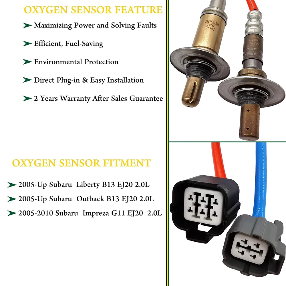 ٷ  Ž  Ʈ O2   ü, 2.0L 2005-2015, Ʈ 22690-AA891 22641-AA480