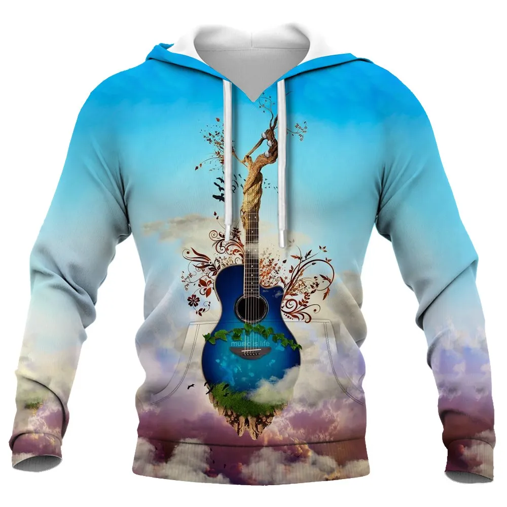 

Men Musical instrument Funny Streetwear Hoodies 3D Printed Hoodie Sweatshirts Men autumn Music Casual Long Sleeve Pullover