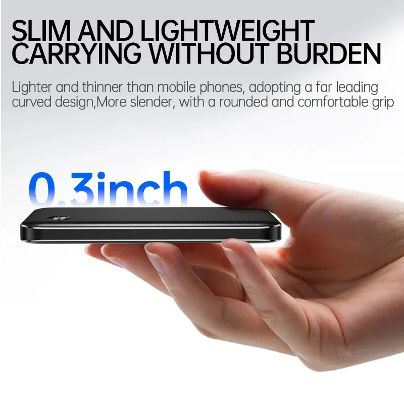 New 20W Back Backup Battery Macsafe Powerbank Magnetic Power Banks Wireless Phone Charger For iPhone 15 14 13 12Pro Samsung 4