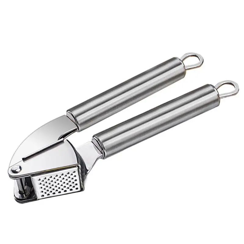 Garlic Press, Stainless Steel Mincing & Crushing Tool for Nuts