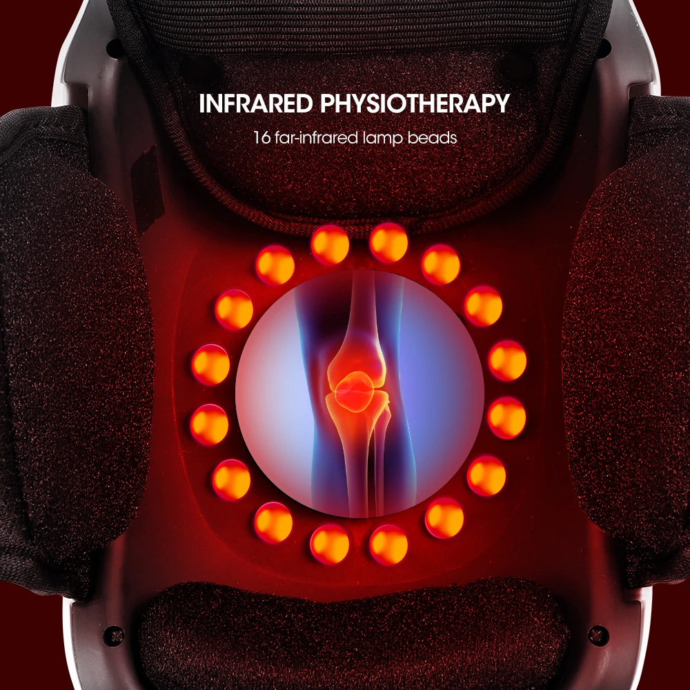 Knee Massager with Infrared Heat and Vibration for Pain Relief