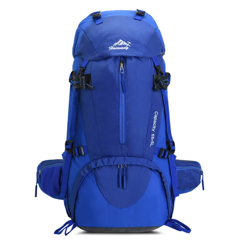 55L Waterproof Outdoor Sports Backpack Traveling Hiking Camping Rucksack Bag New 