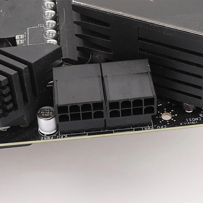 데스크탑 PC 메인보드 CPU 어댑터용 90° 8핀 암 8핀 수 전원 어댑터