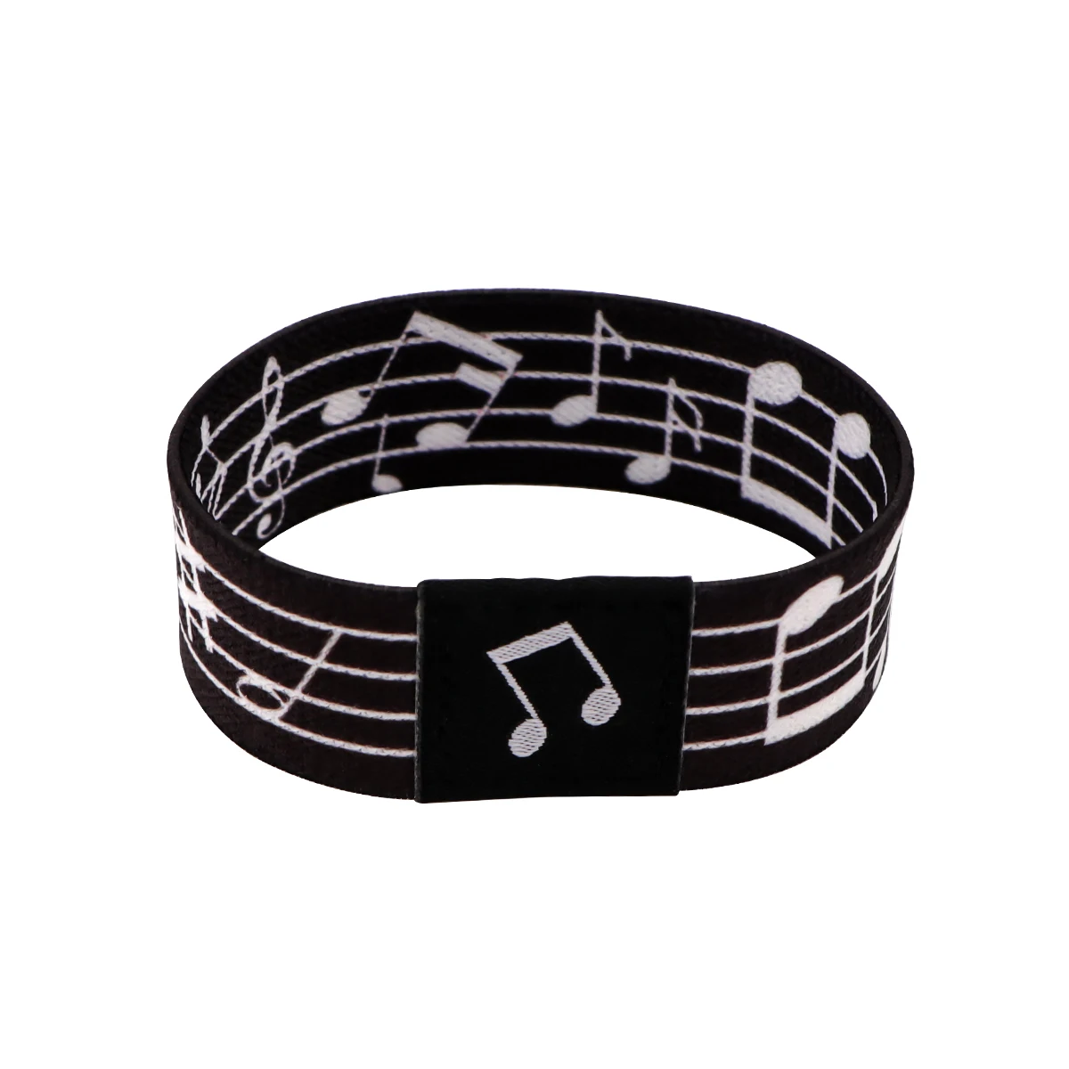 Rainbow Bracelet For Women Men Musical Notes Elastic Sports Wristband Fashion Bangles Jewelry Accessories Gifts - 6