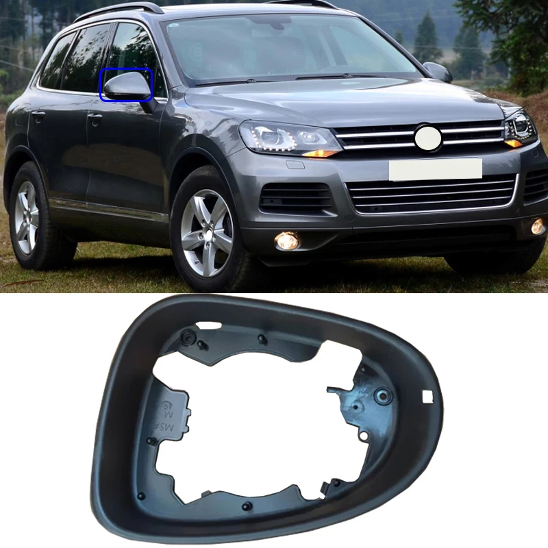 

Roavia для Touareg 2011 2012 2013 2014 2015-2017, зеркальная рамка, боковая деталь, крышка, крышка, украшение, крышка