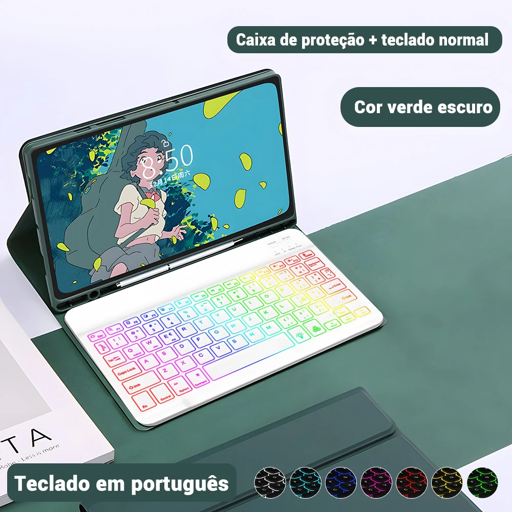 Wireless Keyboard Case with Free Mouse