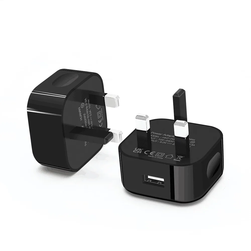 USB şarj fişi 5V2A, evrensel 3 Pin İngiltere duvar şarj kafa AC güç adaptörü tak tabletler için Ipad 1 2 3 Iphone 13 12 11 XS Max