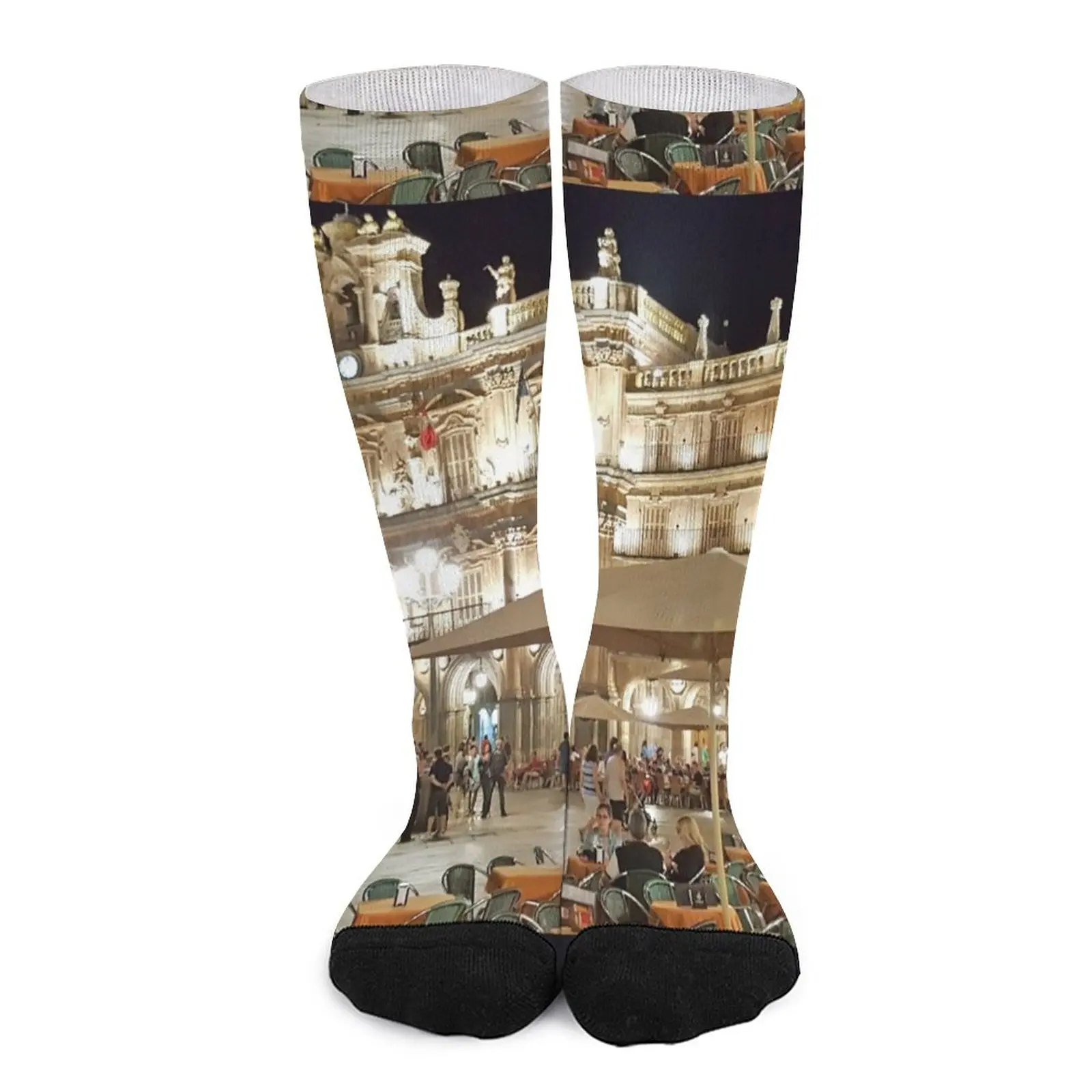 Plaza Mayor. Salamanca. Socks sheer socks men winter socks men Stockings compression funny gift