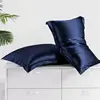 Natural Mulberry Silk Satin Pillowcase for Hair and Skin Superior Quality Pillow Case Solid Color Bedding Pillow Case Cover 4