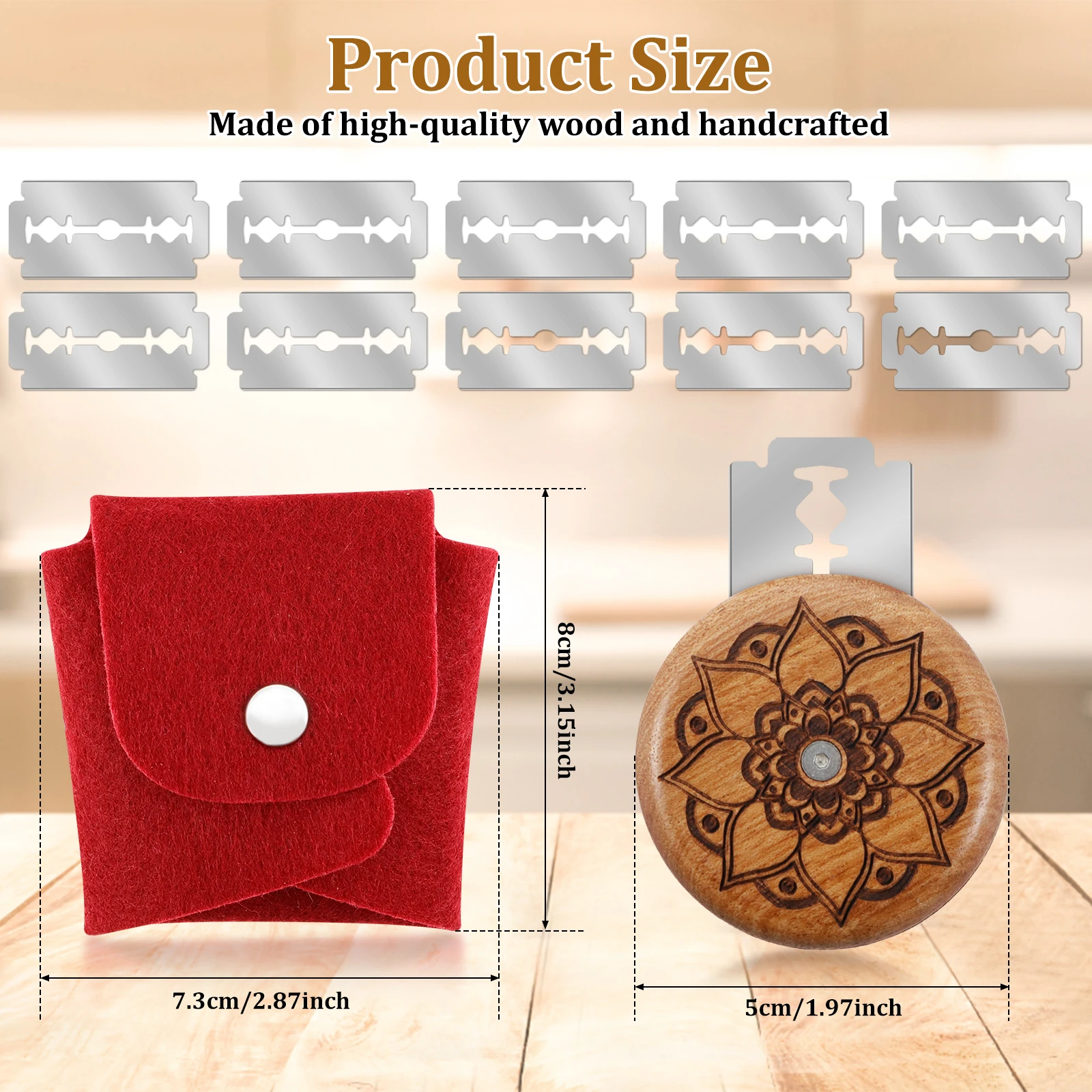 Bread Scoring Knife Bread Lame Baking Dough Knife with Stainless Steel Blades Dough Scoring Knife Tool for Sourdough Bread