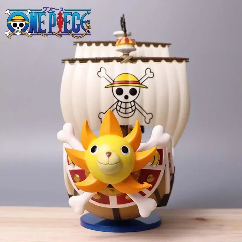 7Cm Anime One Piece Ship Figure Rufy Model Toy Super Cute Mini Boat Millesandsunny Going Merry Assemblato Model Action Figure