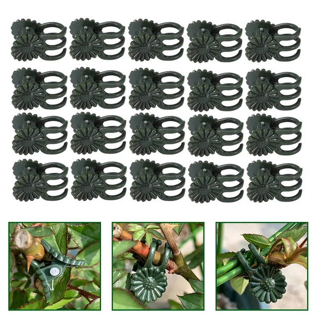 20/50/100 db Növényi Klipek Szőlőbilincs Támogatás Paradicsom Pillangó Orchidea Virágok Klipkerti Kiegészítők Szerszámok - Image 3