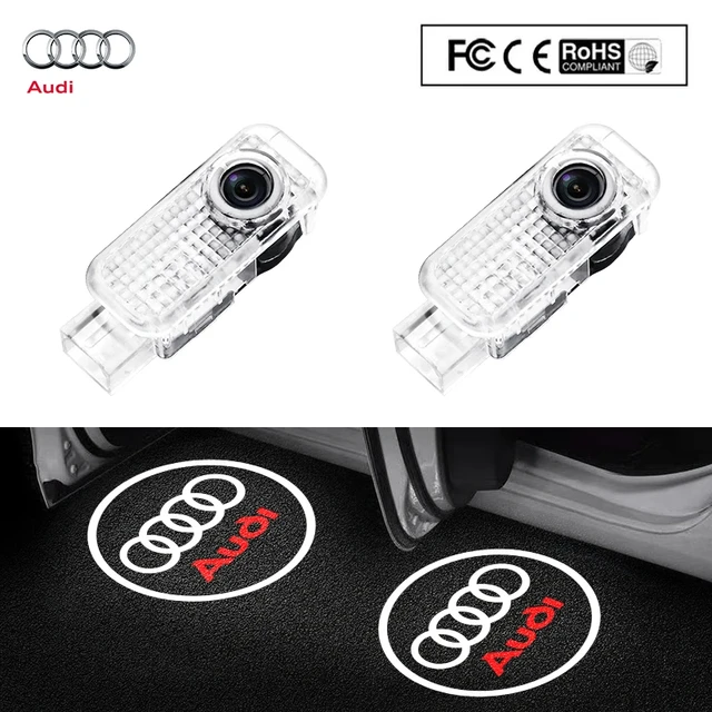 2 stücke LED Projektor Lampe Ghost Shadow Autotür Willkommen licht Audi  Sline A1 A3 A4 A5 A6 A7 Q3 Q5 Q7 A8 Sq5 R8 B5 B6 B8 C5 C8 8P - AliExpress