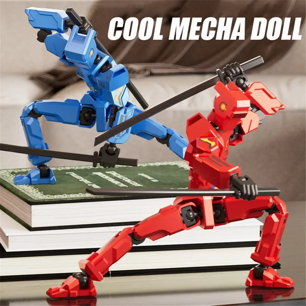 Mecha Titan 13 Action Figures T13 Figure Multi-Jointed Movable Lucky 13 Action Figure Nova Dummy anime figure toy,action figure toy,miniature figurines
