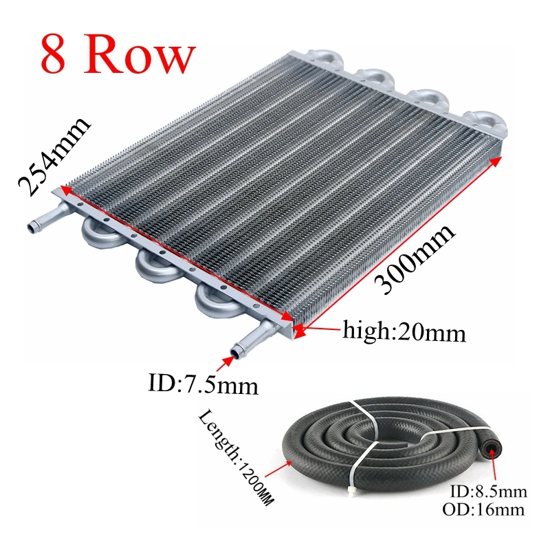 Aluminum Universal Oil Cooler Kit Oil Radiator Car Auto Transmission AUTO-MANUAL RADIATOR CONVERTER aluminum radiator aluminum radiator kit oil cooler kit