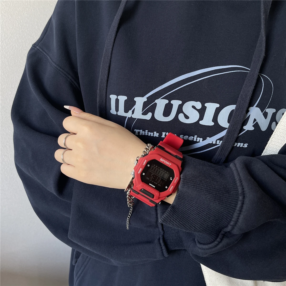 Men's Sports Watch Waterproof LED Digital Watches Student