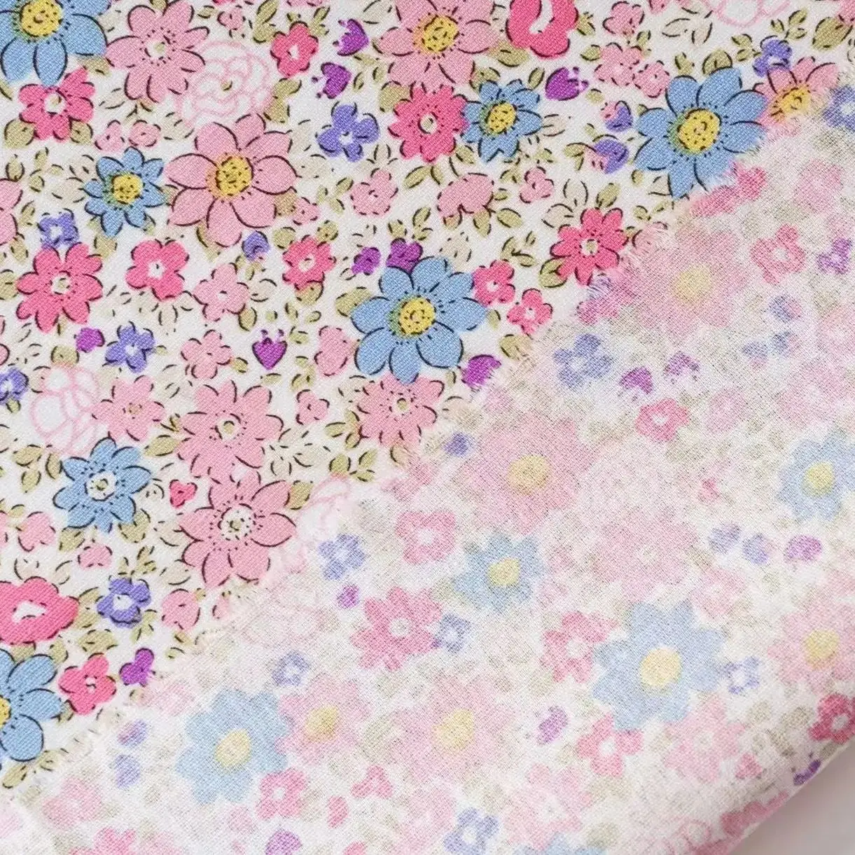 Betsy Pink Colour Cotton Poplin 40S Like Liberty Fabric Digital Printing Sewing Cloth Dresses Skirt Kids Designer Tissu cotton fabric cotton poplin fabric