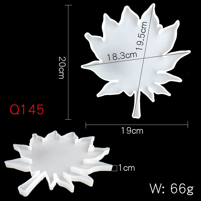 Palm Maple Leaf Silicone Molds for DIY UV Epoxy Coasters Resin Mould Jewelry Making Tools Moldes De Silicona 3d Silicone Molds silicone mold