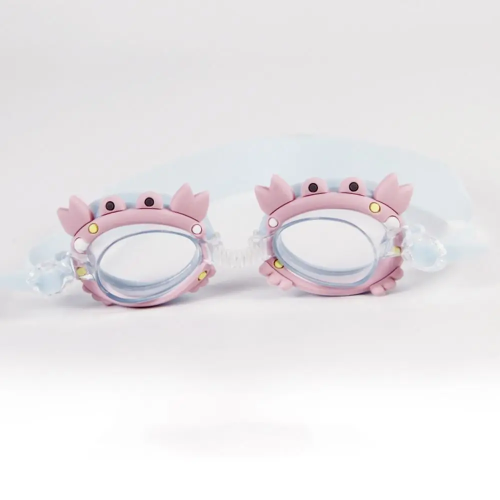 Diving With Earplugs Kids Swimming Goggles Anti-Fog UV Protection Swimming Eyewear Silicone Waterproof Eyeglasses Children