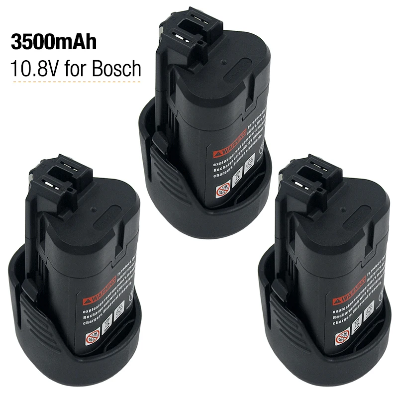 12V Bosch 3000mAh BAT411 Remplacement Batterie Bosch 12V Batterie pour  BOSwivel BAT412A BAT413A D-70745GOP 2607336013 2607336014 PS20-2 -  AliExpress