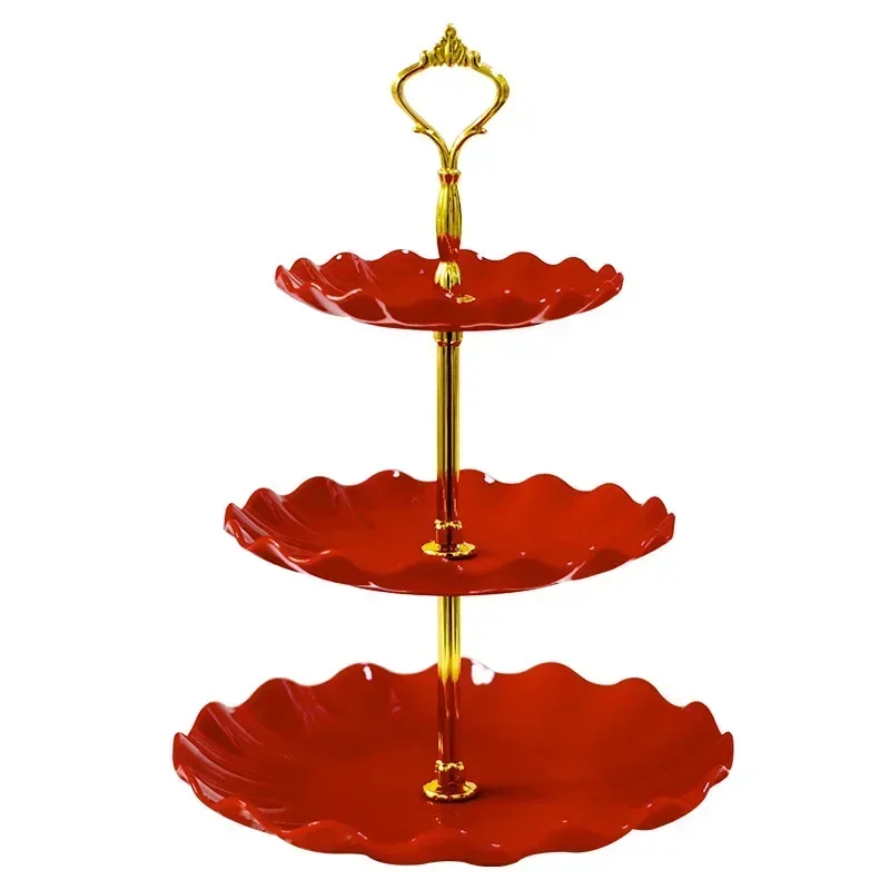 Cupcake Stand Fruit Plate Holder Desserts Snack Candy Buffet Stand Tower For Christmas Wedding Party Cake Dessert Tray cake stand,cake tray