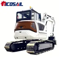 Heavy Industry Casting Structure Mining Excavator Mini 6-Ton 9-Ton Customized Product for Large Scale Projects