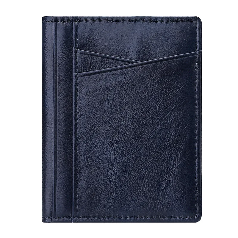 Premium Genuine Leather Ultra-Thin RFID Slim Wallet