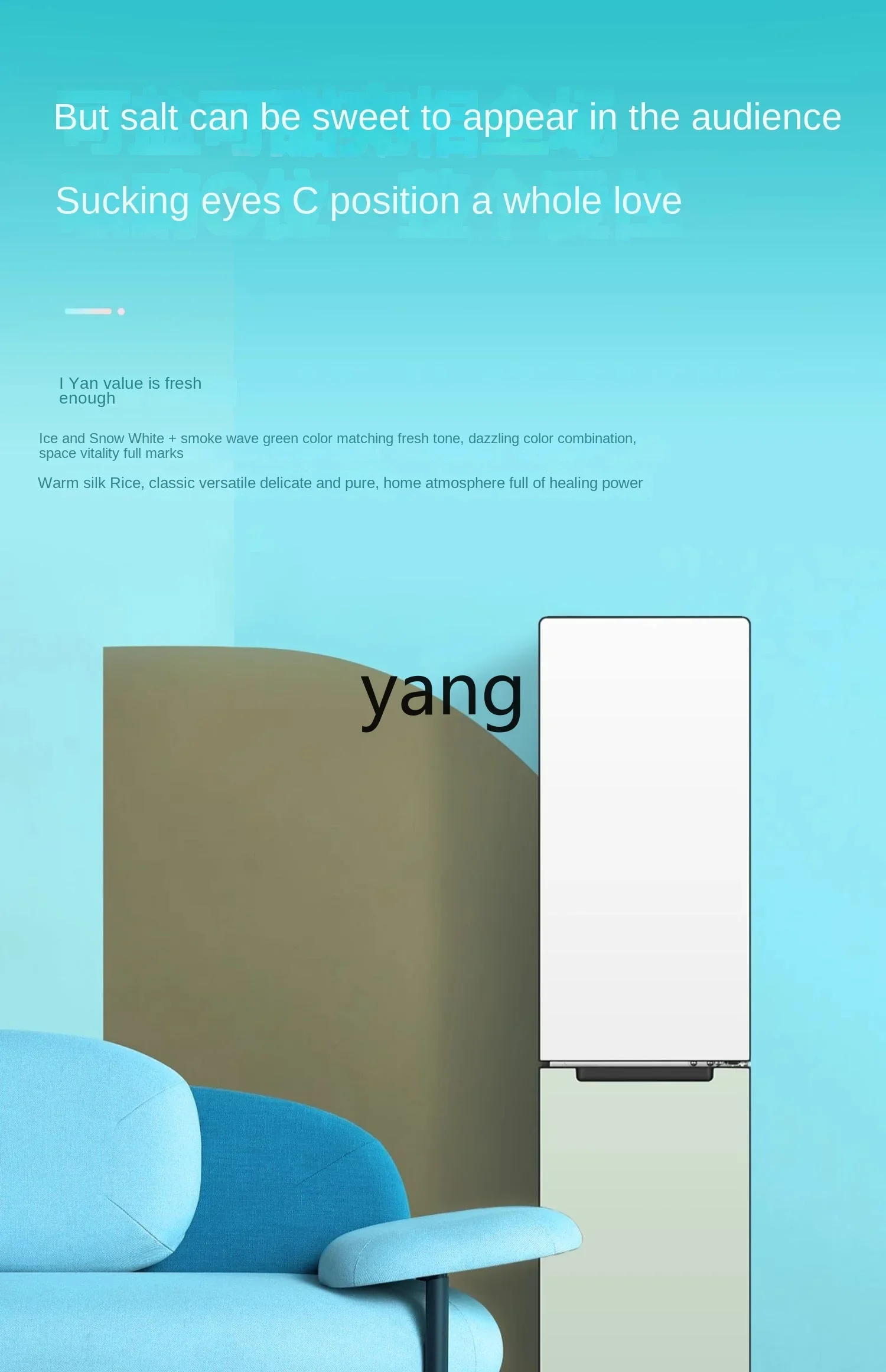 L'm'm Double-Open Two-Door First-Class Energy Efficiency Household Rental Small Refrigerator